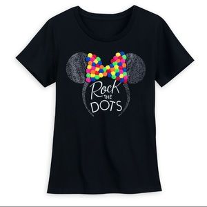 Disney Minnie Mouse Rock The Dots Pom Pom T-Shirt